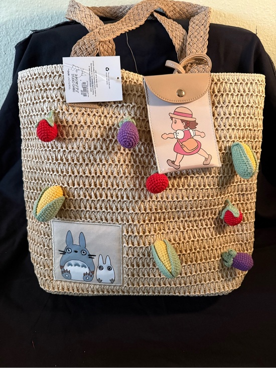 Studio Ghibli Handbags - Studio Ghibli My Neighbor Totoro Kit Veggie 16” Tote | NWT